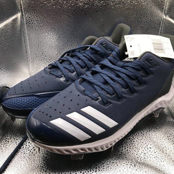New With Tags adidas icon bounce cg518 Women's Size 7.5 Navy White - Picture 4 of 4